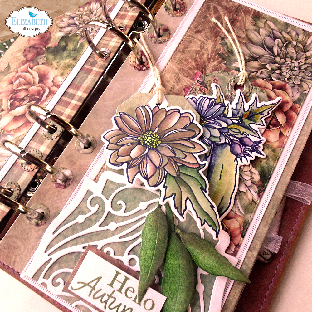 Elizabeth - Autumn harvest florals - Stamp and Die set - 6