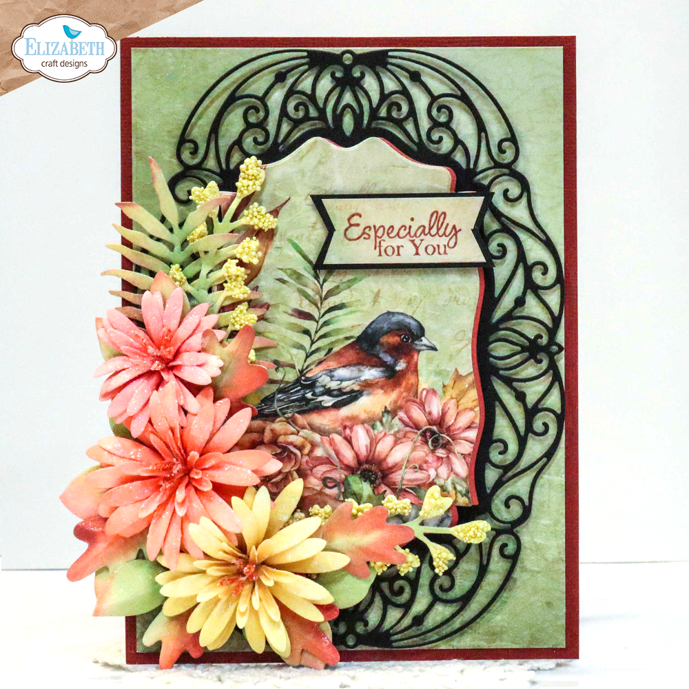 Elizabeth - Autumn Fancy Frame - Dies - 19