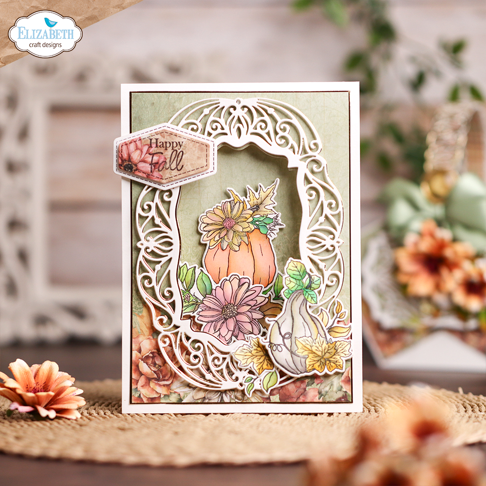 Elizabeth - Autumn Fancy Frame - Dies - 11