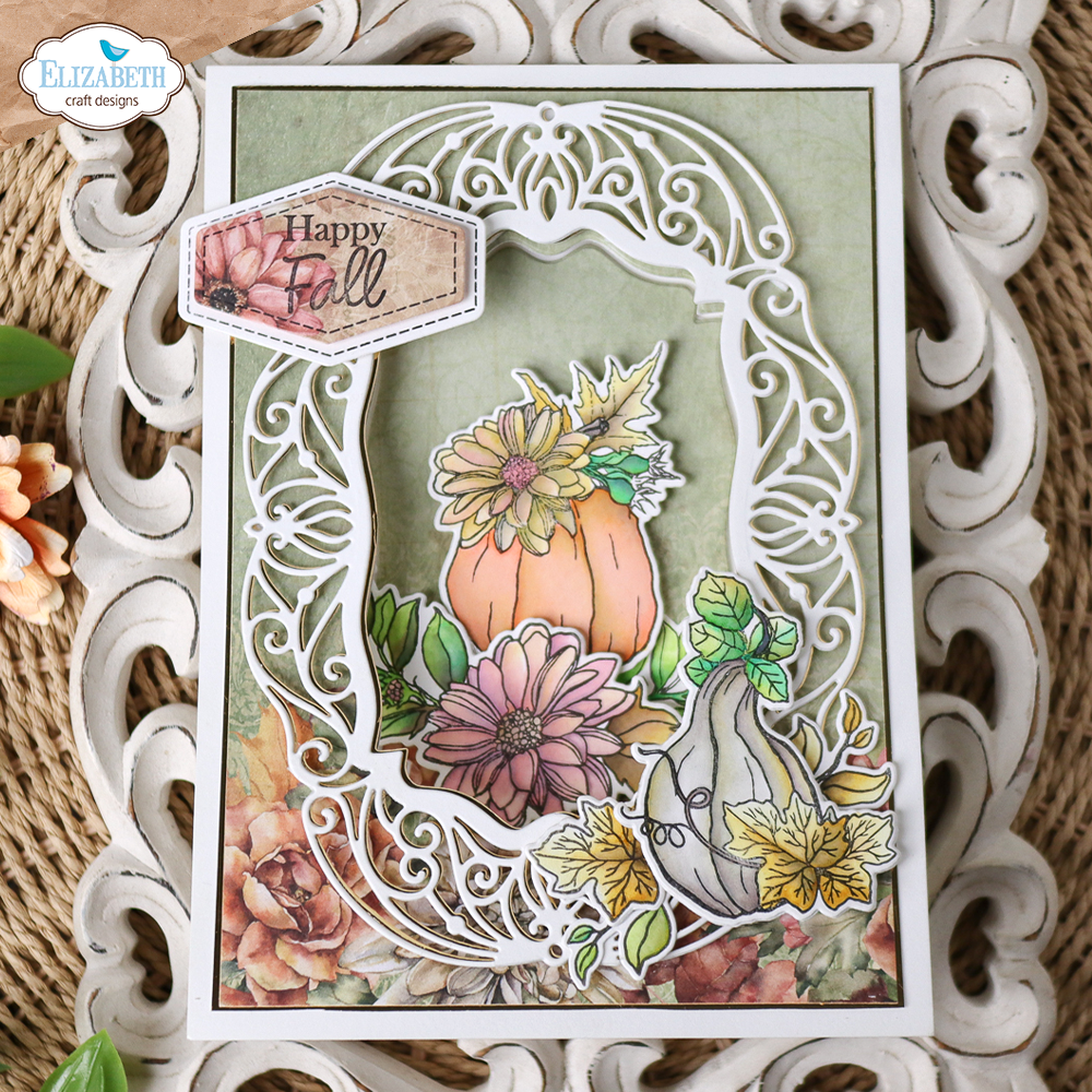 Elizabeth - Autumn Fancy Frame - Dies - 7