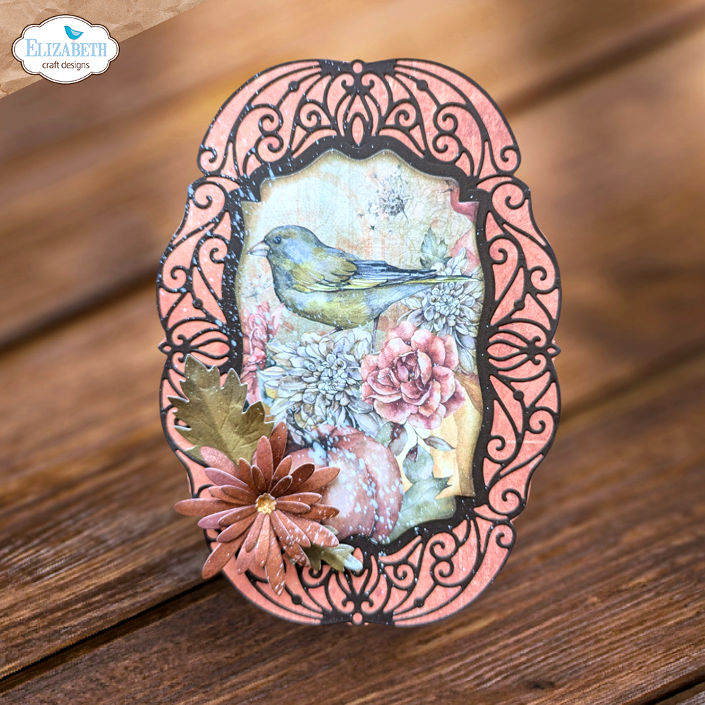 Elizabeth - Autumn Fancy Frame - Dies - 22