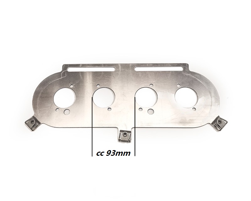 Baseplate Pipercross KK600 Weber DCOE/DellortoDHLA 93mm/cc