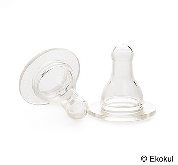 Flaskesut silikone 2-pak (regular/standard)