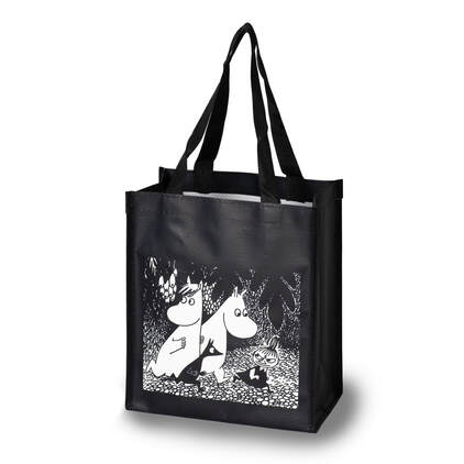 Moomin bag 25x28cm, Moomintroll in the woods