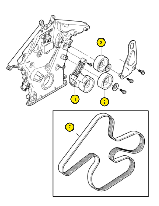 Drive belt kit - 2