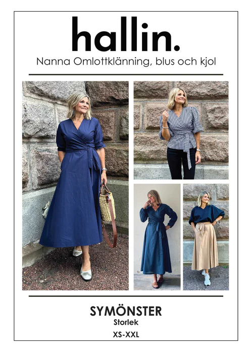 Sewing pattern Blouse & Skirt Nanna