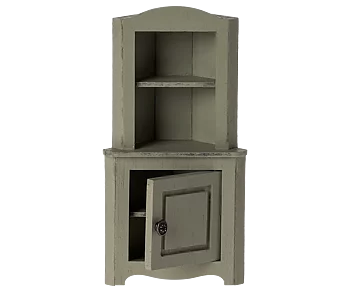 Maileg - Corner cabinet, Mouse - Light green