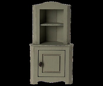 Maileg - Corner cabinet, Mouse - Light green