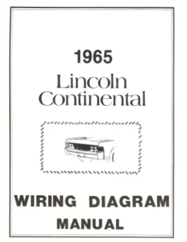1965 Lincoln Continental Wiring Diagram Manual