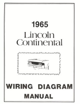 1965 Lincoln Continental Wiring Diagram Manual
