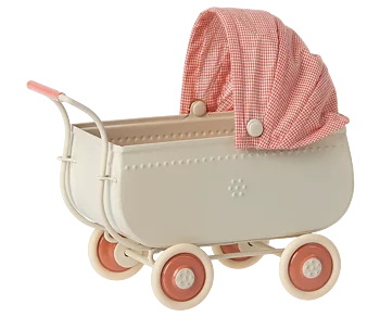 Maileg - Pram, Micro - Coral
