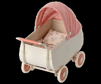 Maileg - Pram, Micro - Coral
