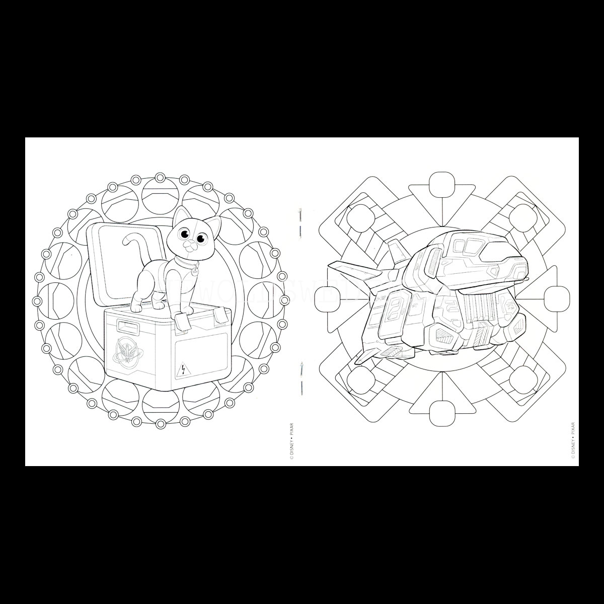 LIGHTYEAR MANDALAS - DISNEY PIXAR -DISNEY 100 YEARS OF WONDER - Miniböcker - MB264 - 2