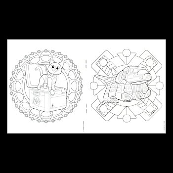 LIGHTYEAR MANDALAS - DISNEY PIXAR -DISNEY 100 YEARS OF WONDER - Miniböcker - MB264