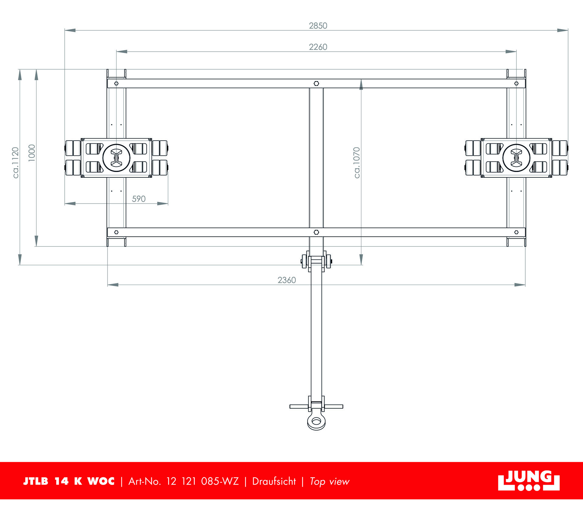 Tandemvagn JTLB 14 K WOC - 5