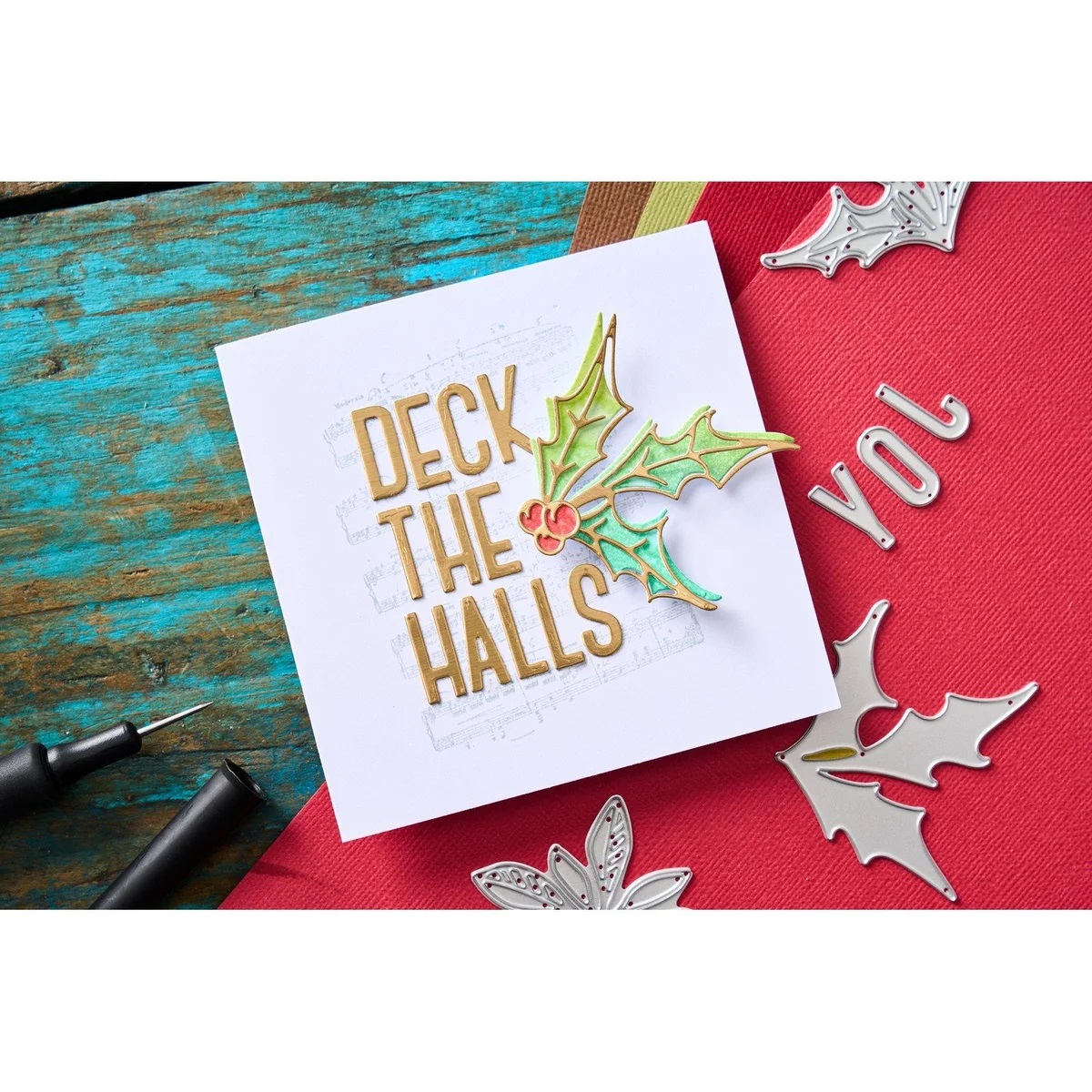 Sizzix - Tim Holtz Thinlits Die Set - Vault Seasonal Sketch 43pcs - 5