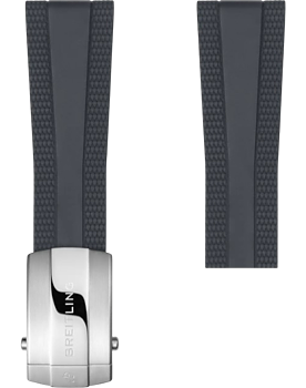 Breitling Diver Pro gummiband grå 24 mm viklås