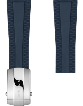 Breitling Diver Pro gummiband blå 24 mm viklås
