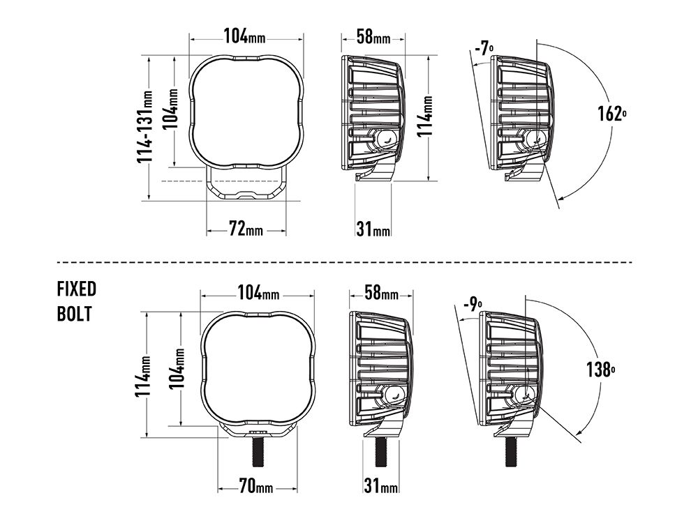 Lazer LED Arbeidslys Utility 50 | Tail Light - 6