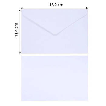 Florence - Envelopes 25st - White