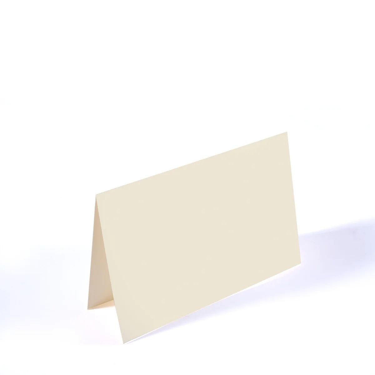Florence - Cardstock Folded Cards Smooth 25x - Ivory