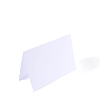 Florence - Cardstock Folded Cards Smooth 25x - White