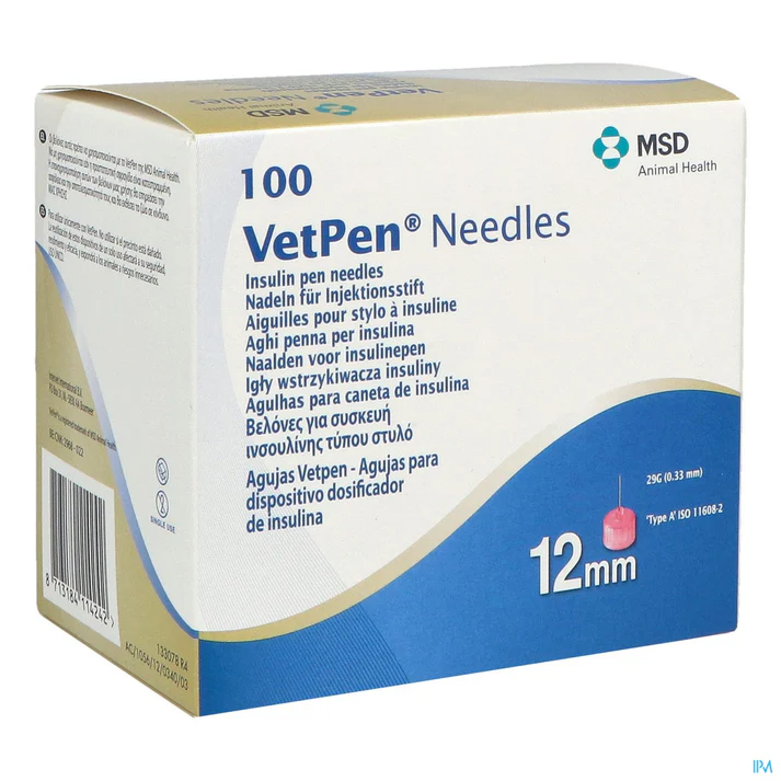 VetPen Needles 12mm 100pcs