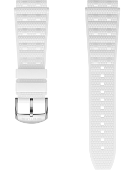 Breitling Rouleaux gummiband vit 20 mm C-spänne (finns även med viklås)