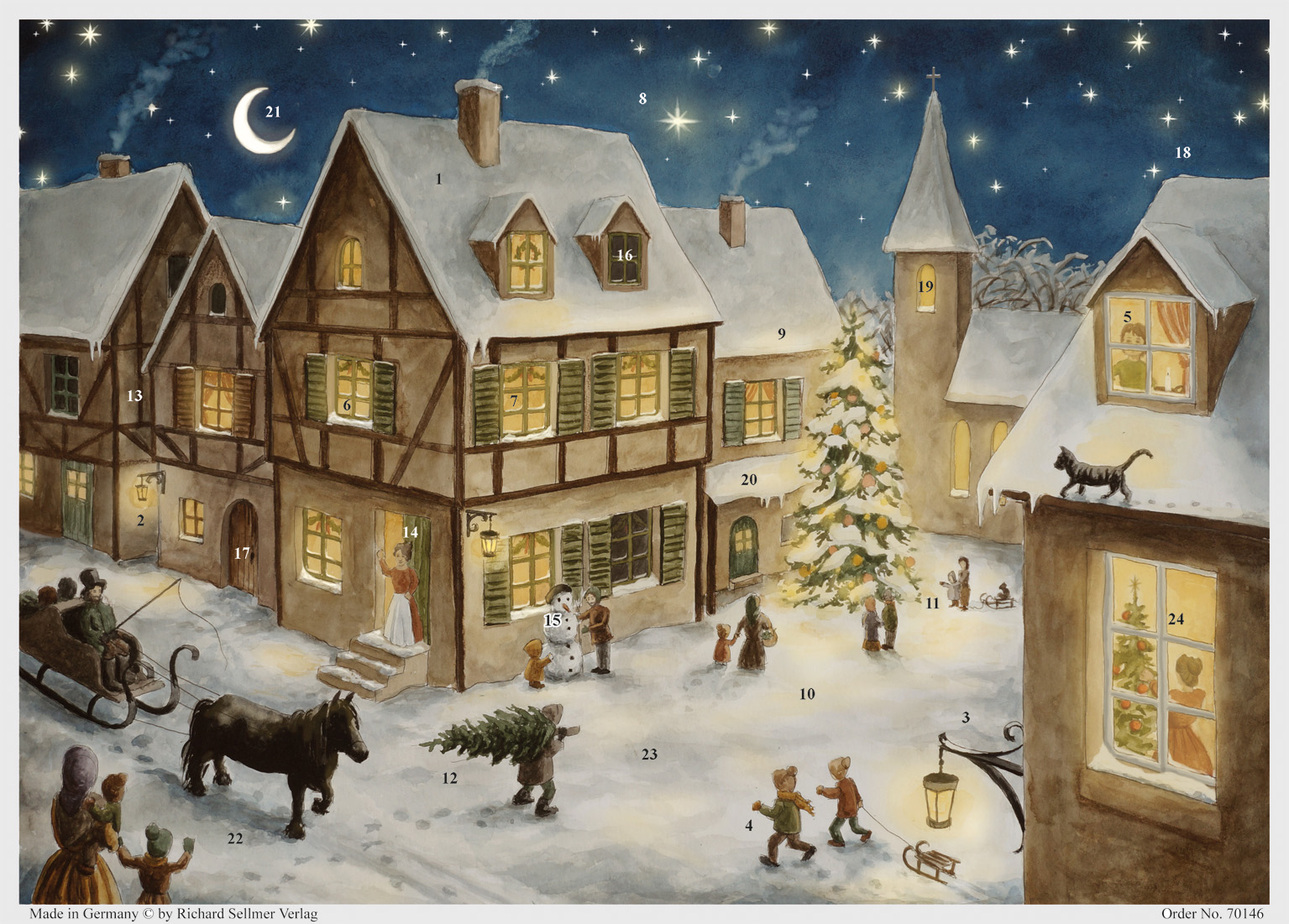 ADVENTSKALENDER - VIT JUL
