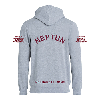 Neptunhoodie med dragkejda