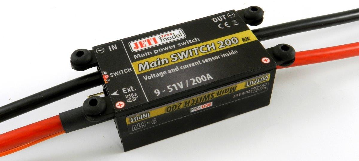 Jeti Main Switch 200 + Magnetic Switch - 2