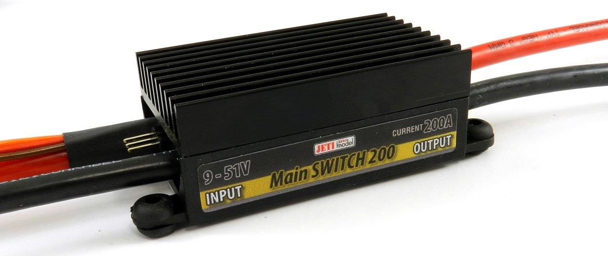 Jeti Main Switch 200 + Magnetic Switch