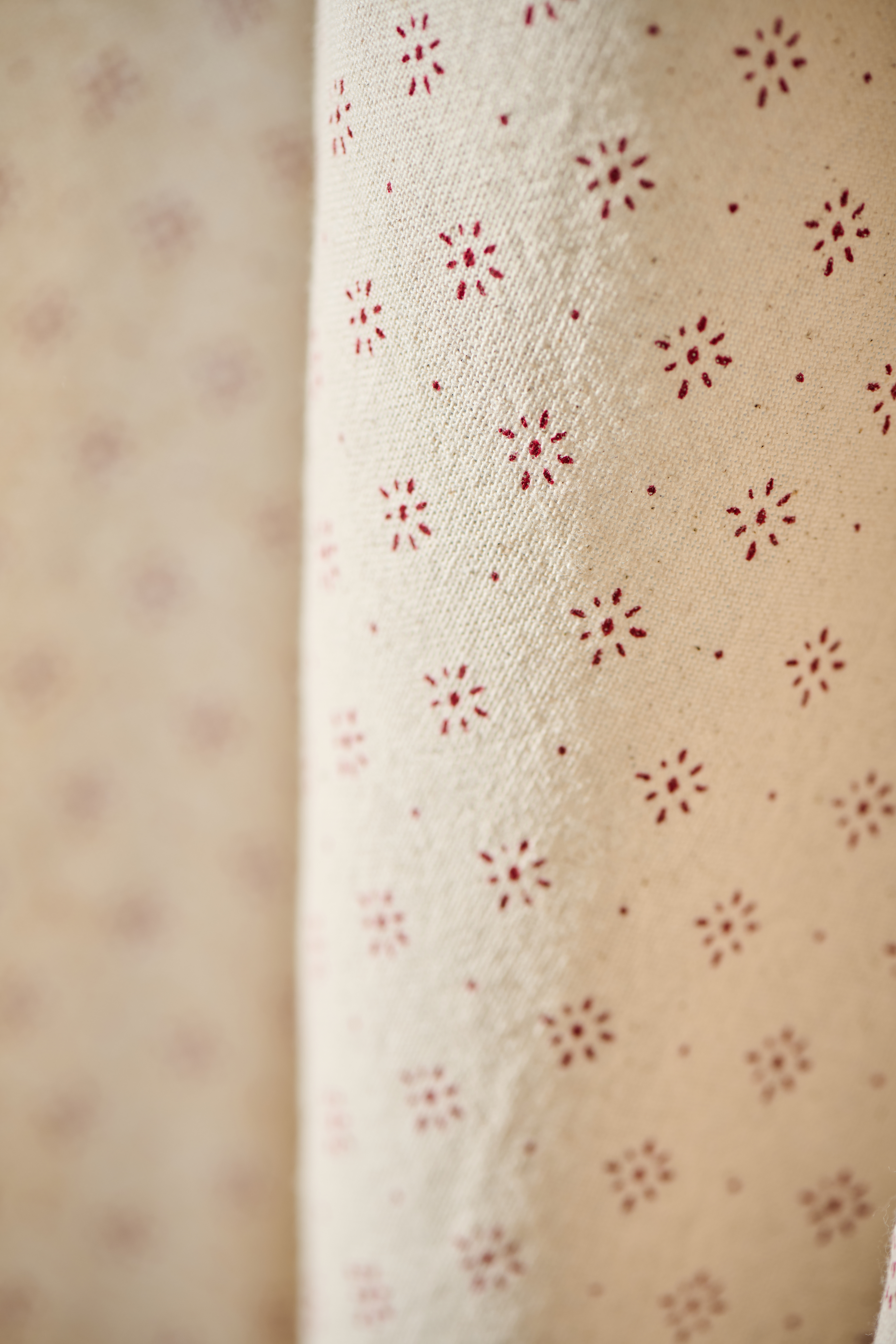 Kitchen towel - Christmas - Natural/Red - 50x70 cm - 2