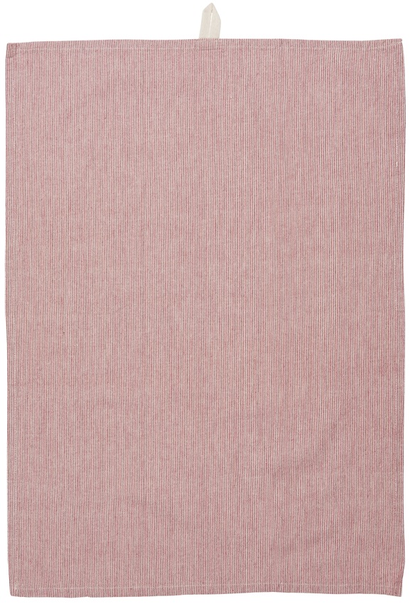 Kökshandduk - Jul - Randig - Natur/Röd - 50x70 cm - 4