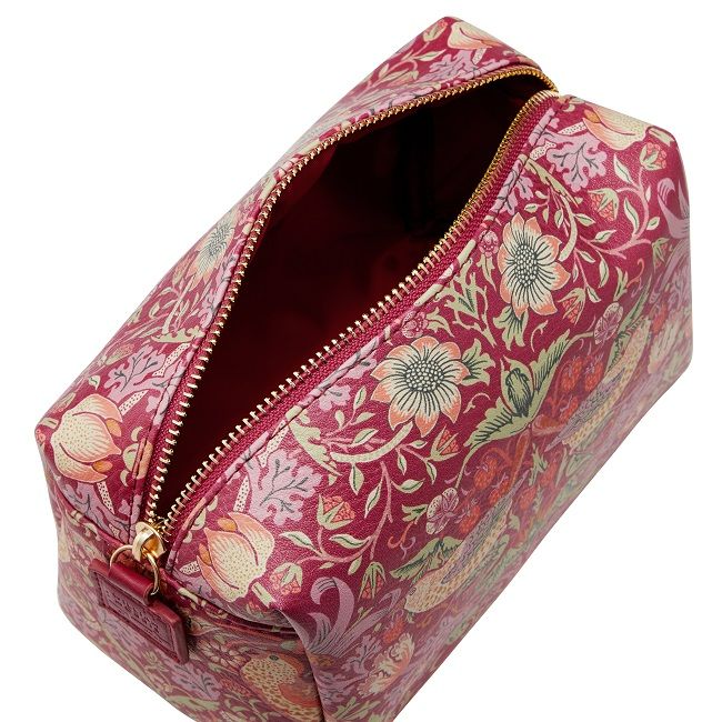 William Morris Wash Bag Medium Red - 2