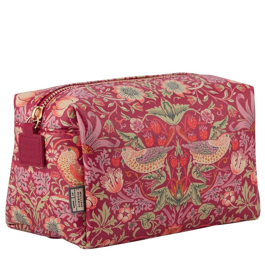 William Morris Wash Bag Medium Red
