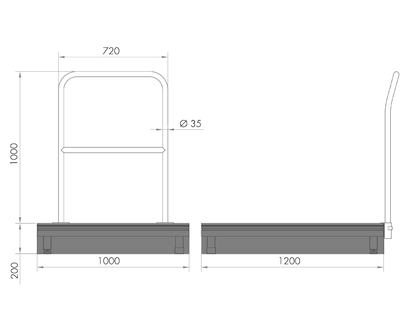 Conductor's podium / 750 kg/m² - 5