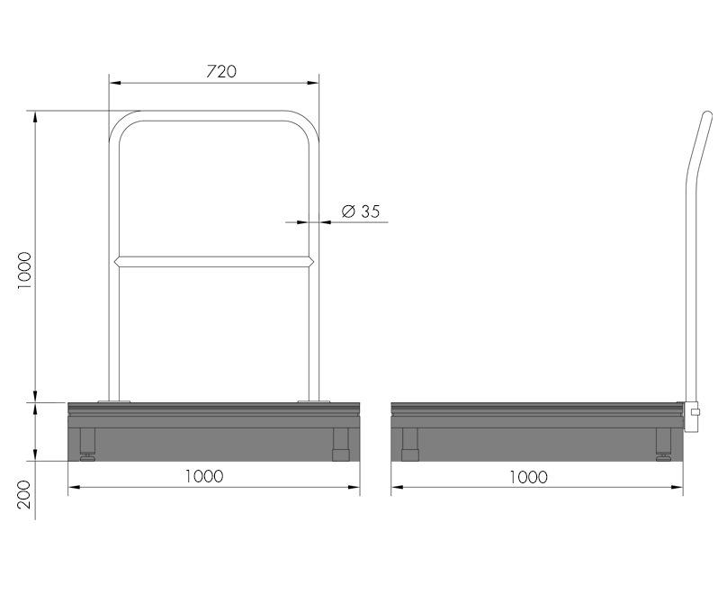 Conductor's podium / 750 kg/m² - 6