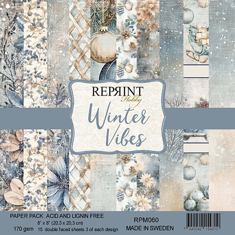 Paperpack Reprint - Winter Vibes Collection -  8x8