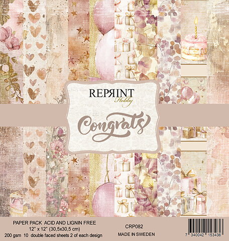 Paperpack Reprint - Congrats Collection Paperpack - 12x12