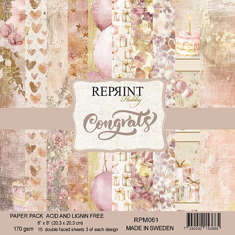 Paperpack Reprint - Congrats Collection -  8x8