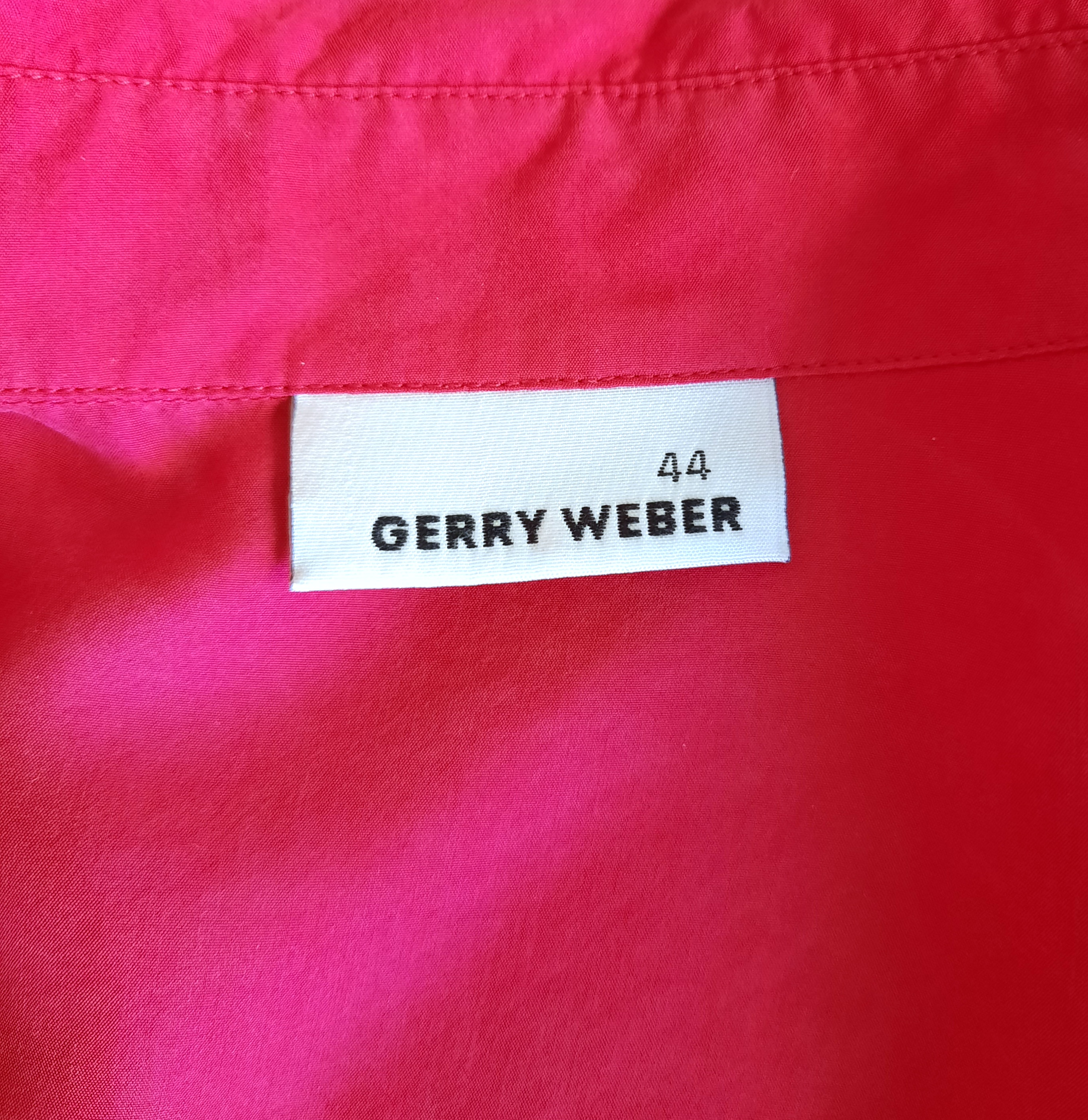 Rosa sidenblus med broderi ca storlek L, Gerry Weber Vintage - 9