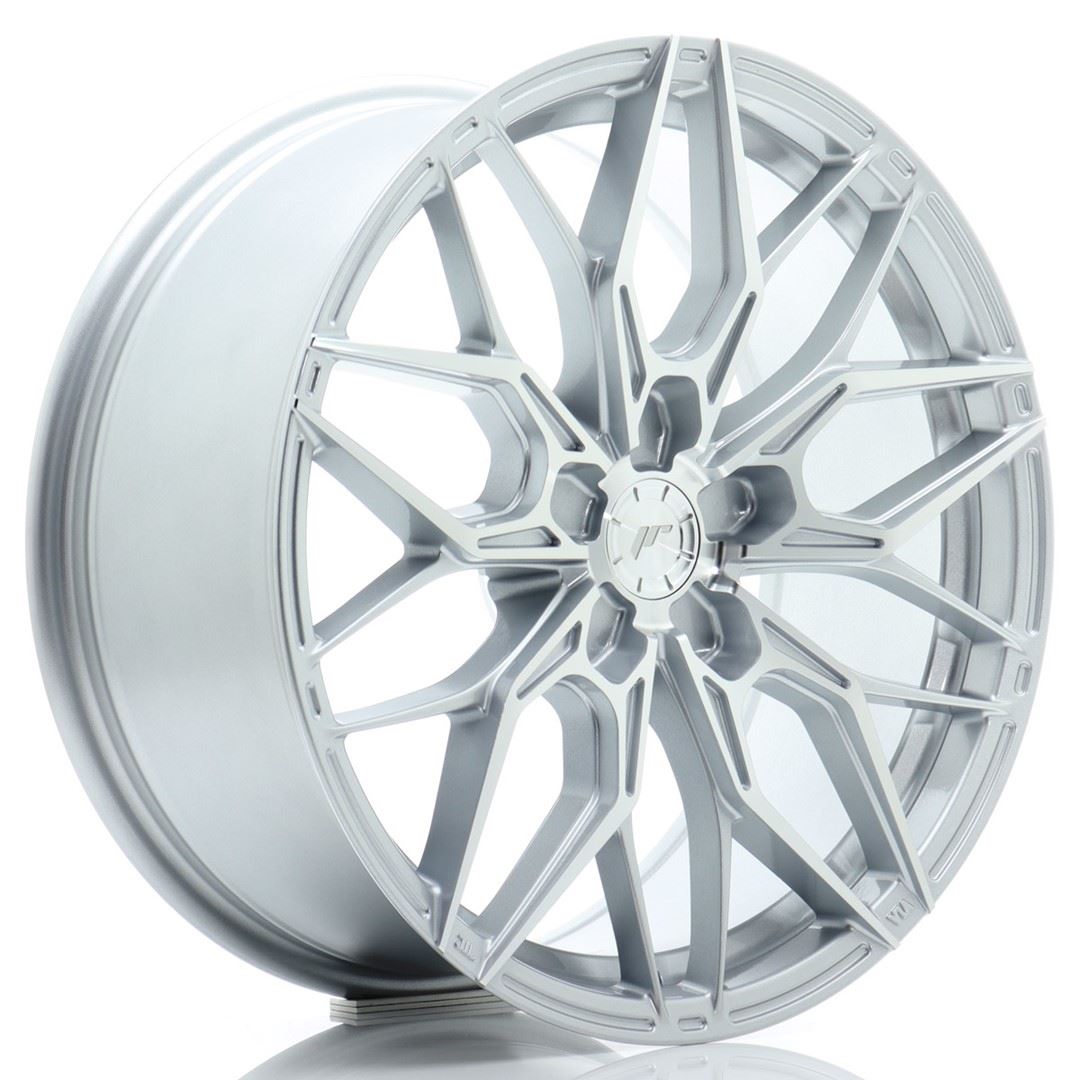 JR Wheels JR46 18x8 ET20-45 Oborrad Silver w/ Machined Face