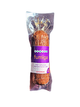 Vegansk delikatesskorv fumiga 200g goodstore