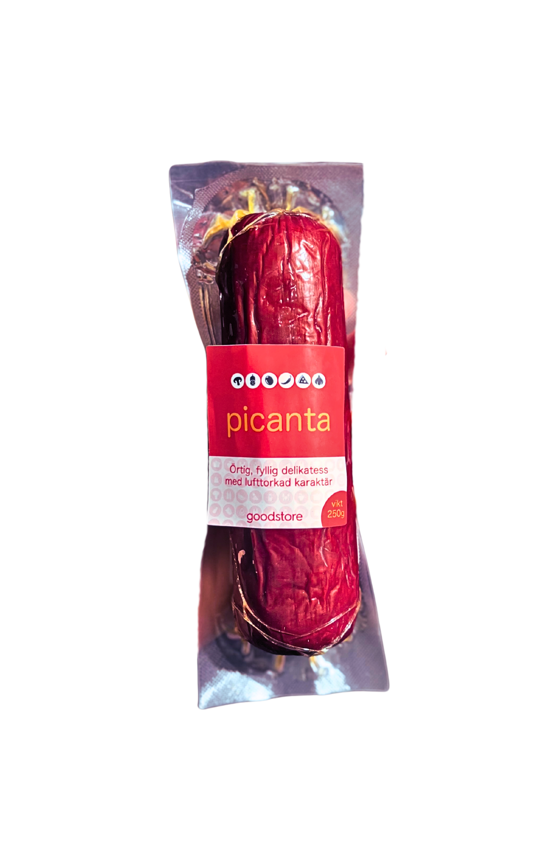 Vegansk delikatesskorv picanta 250g goodstore