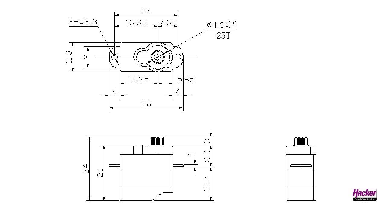 JETI DITEX - Digital Servo Eco Line EL0106M - 3