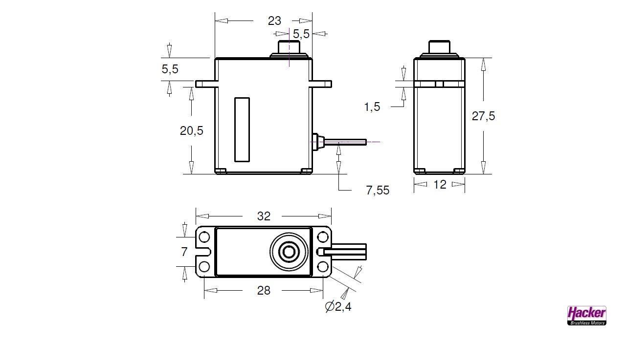 JETI DITEX - Digital Servo Eco Line EL0510M - 3