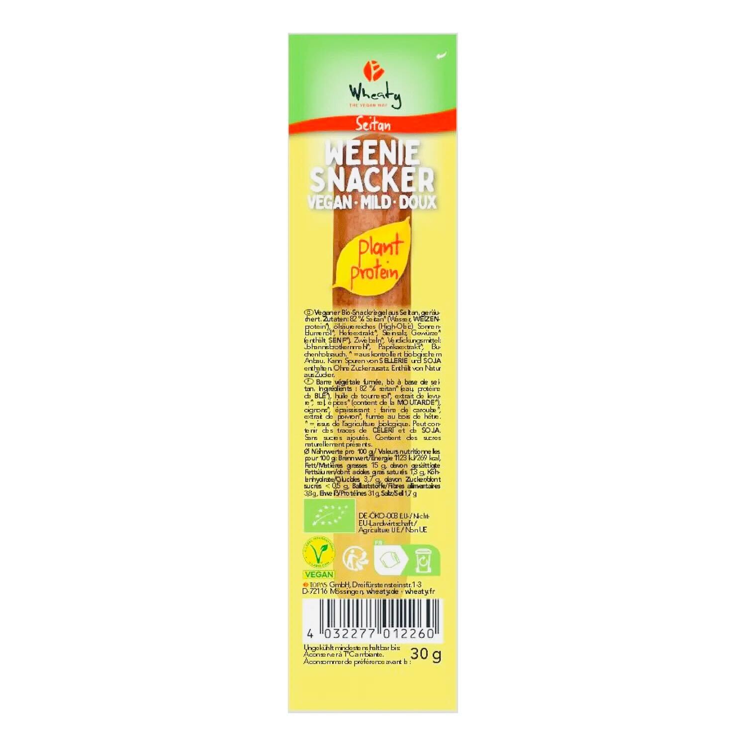 vegansk ölkorv wheaty