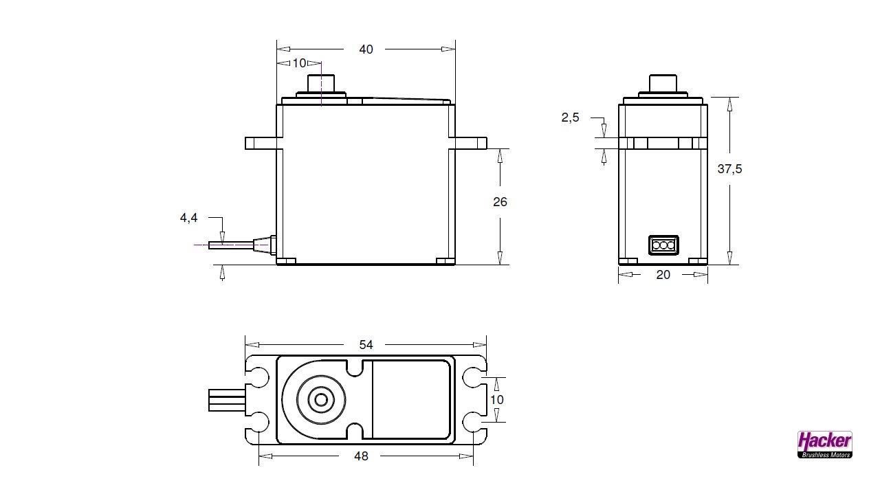 JETI DITEX - Digital Servo Eco Line EL2114S - 3