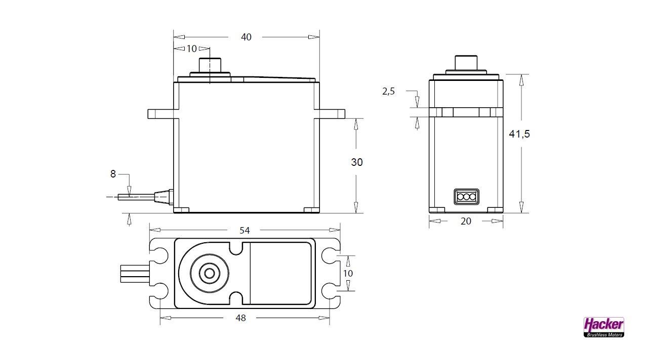 JETI DITEX - Digital Servo Eco Line EL3214S - 3